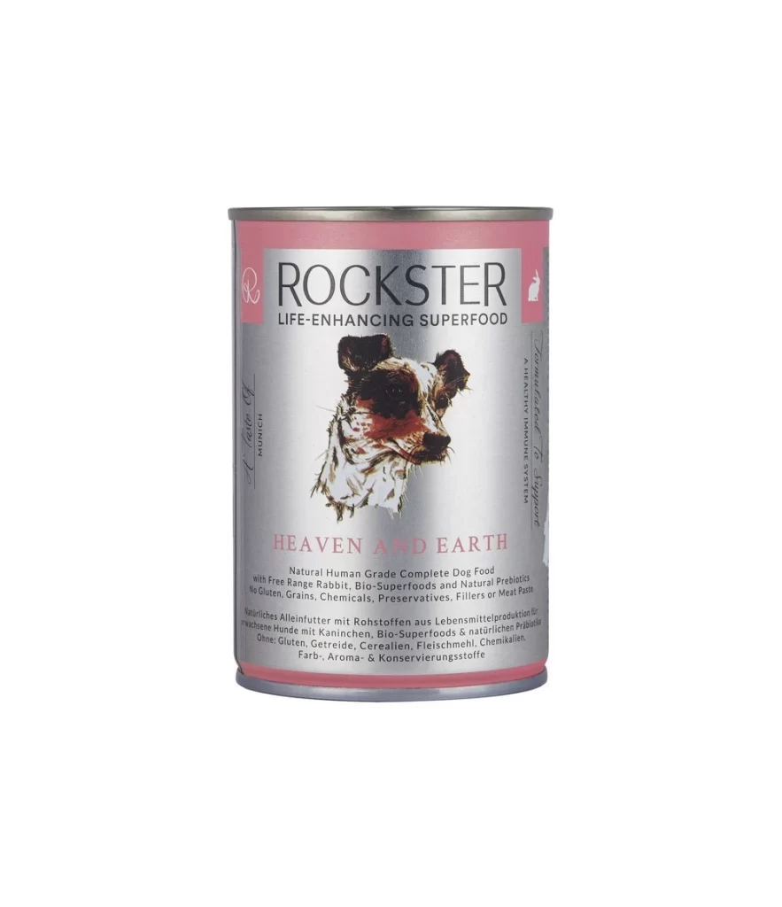 Rockster Dog Food Can Design