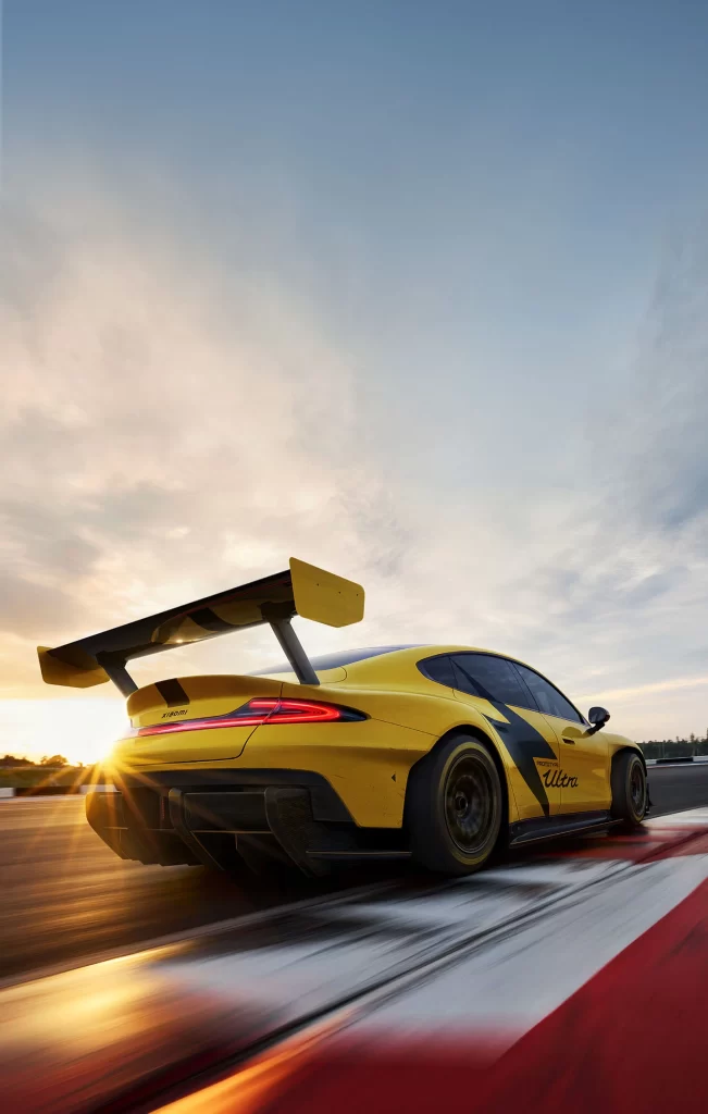 SU7 Ultra Yellow Track View