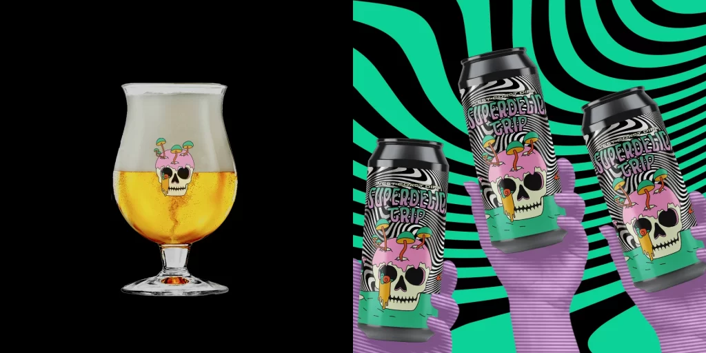 SUPERDELIC GRIP Beer Can