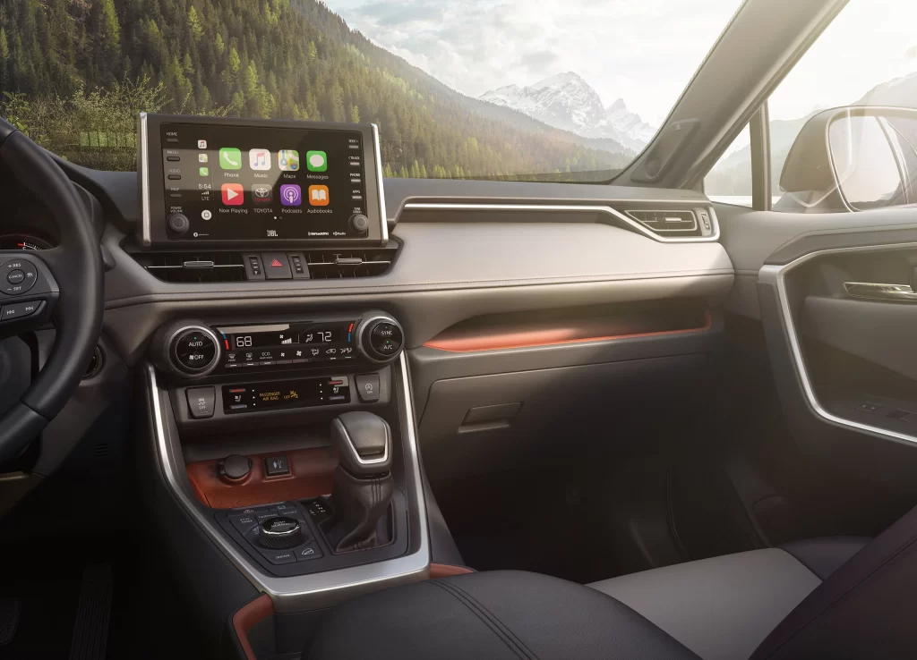 SUV Digital Display Interior Dashboard View