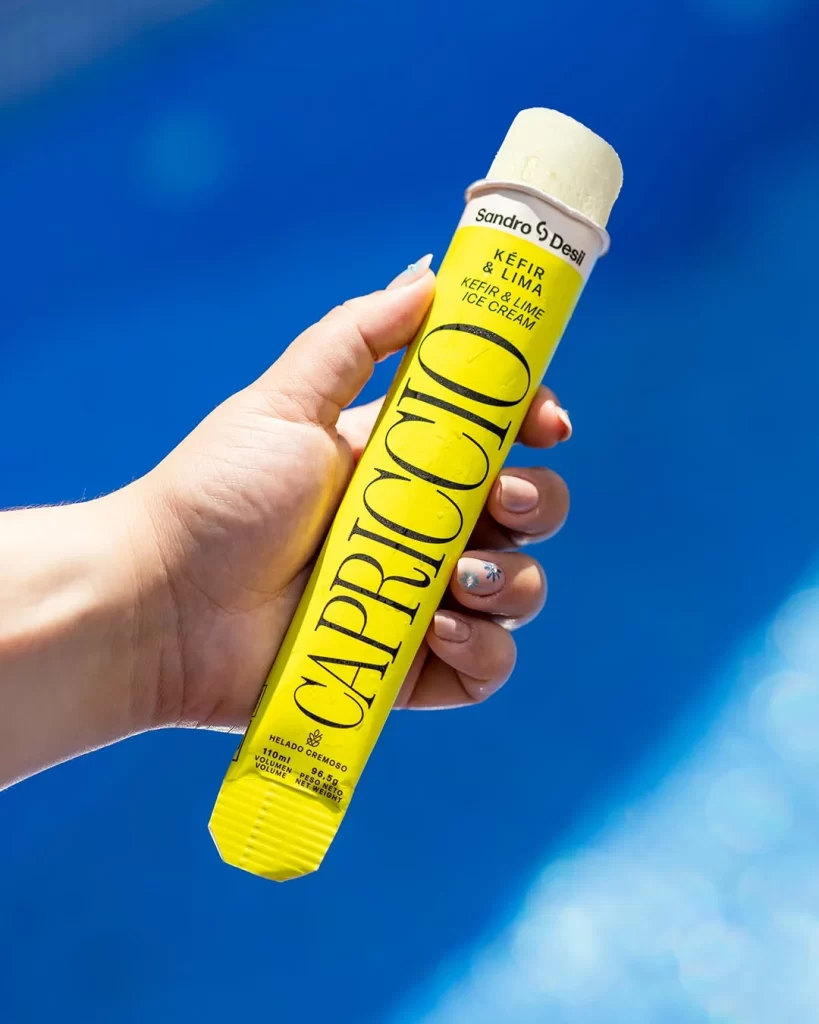 Sandra G Desil Kefir & Lime Ice Cream Tube