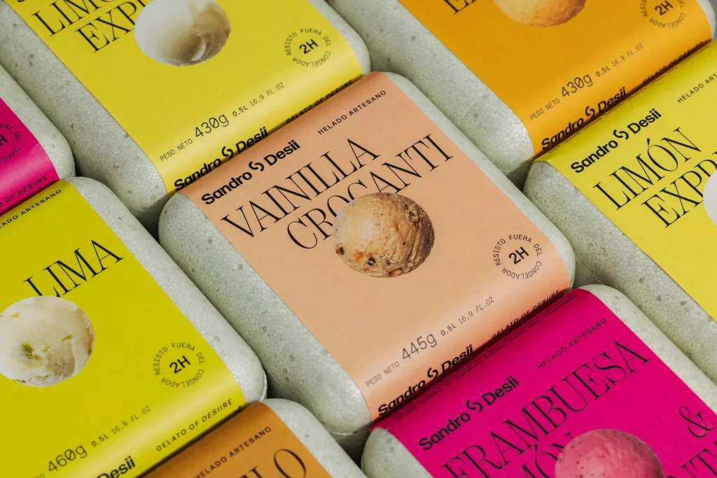 Sandra S Desil Ice Cream Bar Box