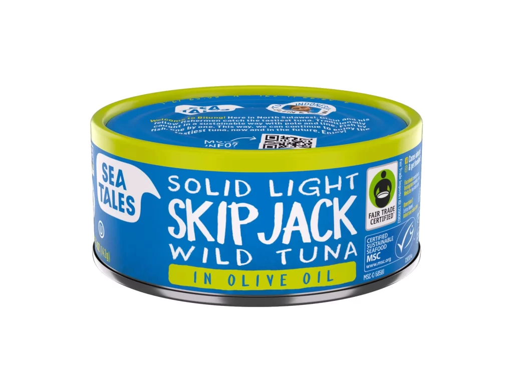 Sea Tales Solid Light Skipjack Wild Tuna Can
