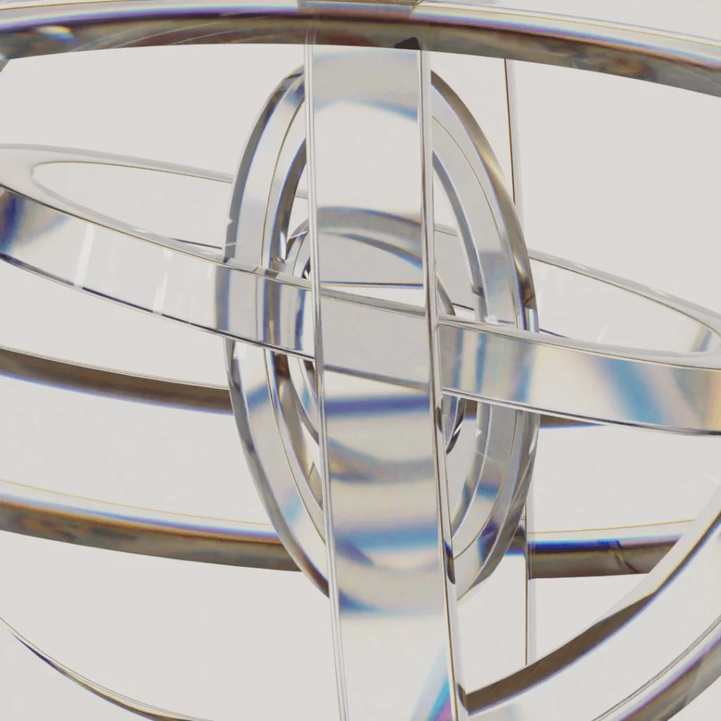 Silver Blur 3D Background