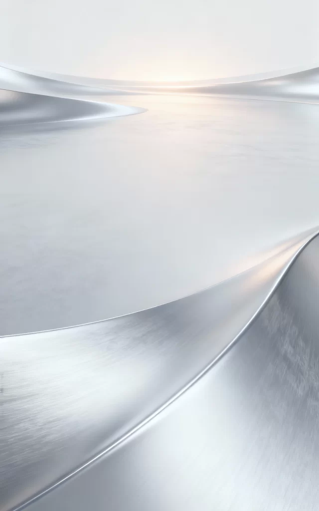 White Geometric Gradient 3D Background