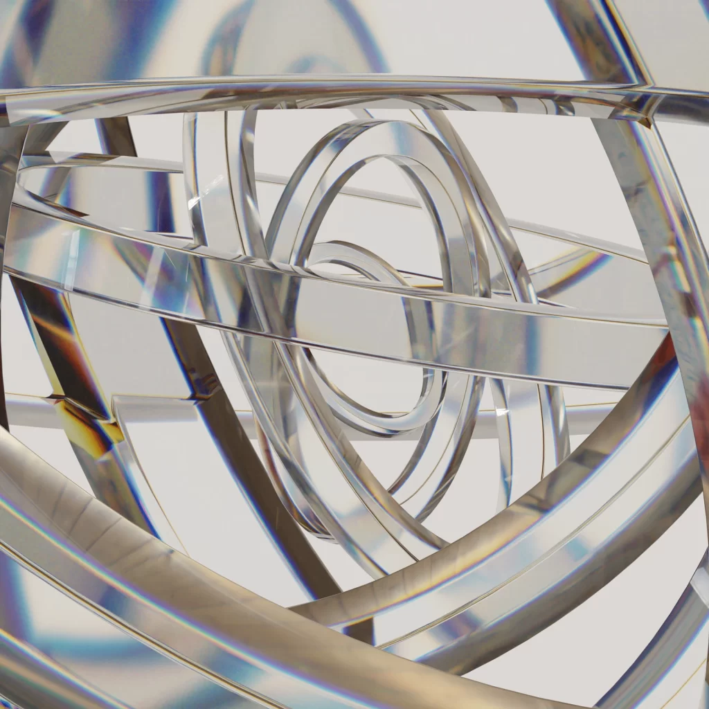 Silver Flow 3D Background