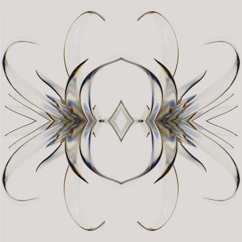 Silver Geometric Background