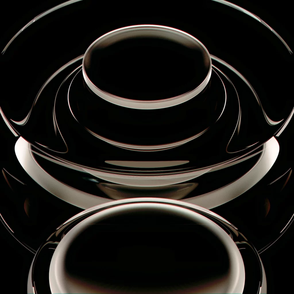 Silver Glow 3D Background