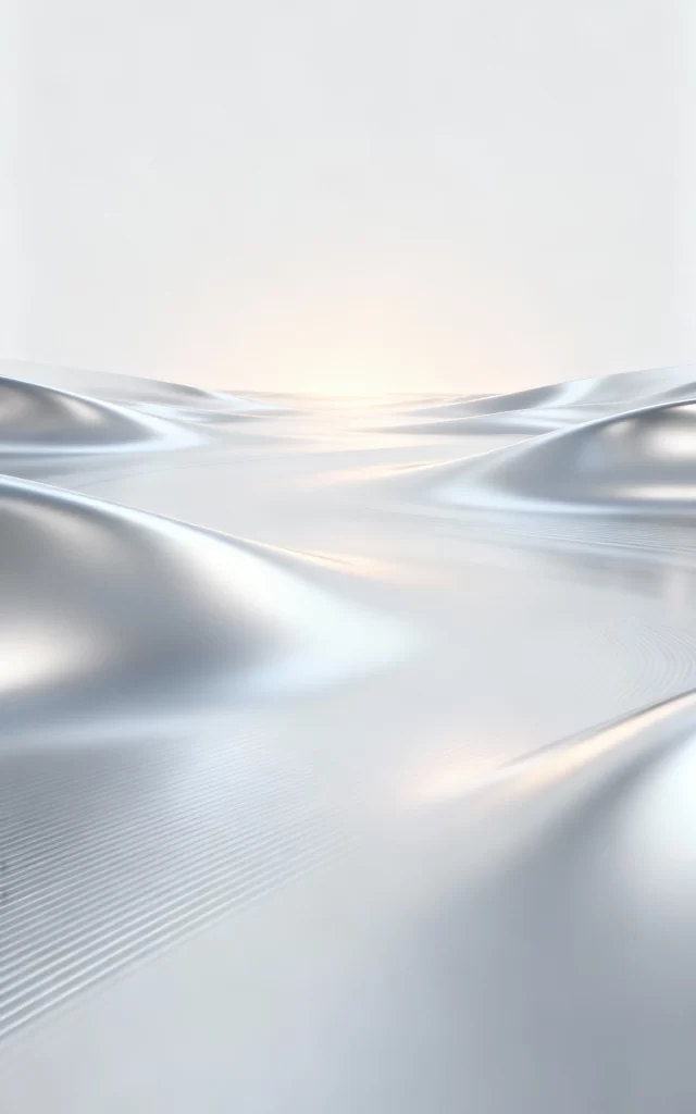 White Moody Liquid 3D Background