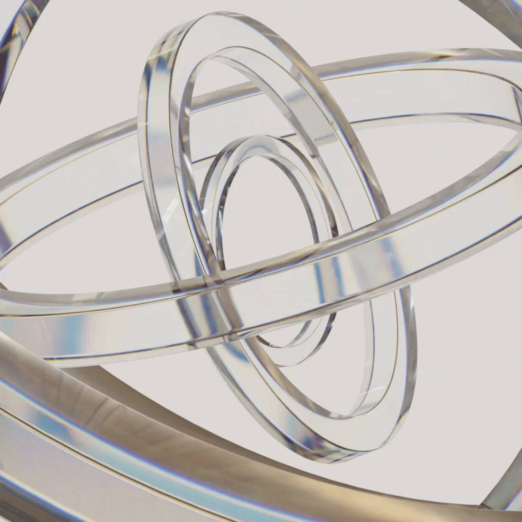 Silver Wave 3D Background