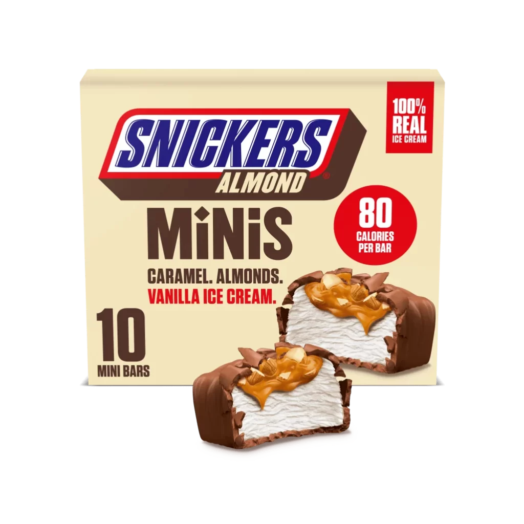 Snickers Almond Minis Candy Bars Packaging