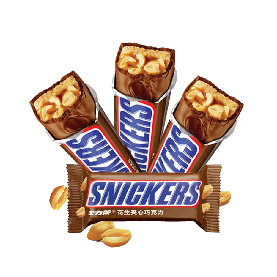 Snickers Candy Bars Fan Arrangement Packaging