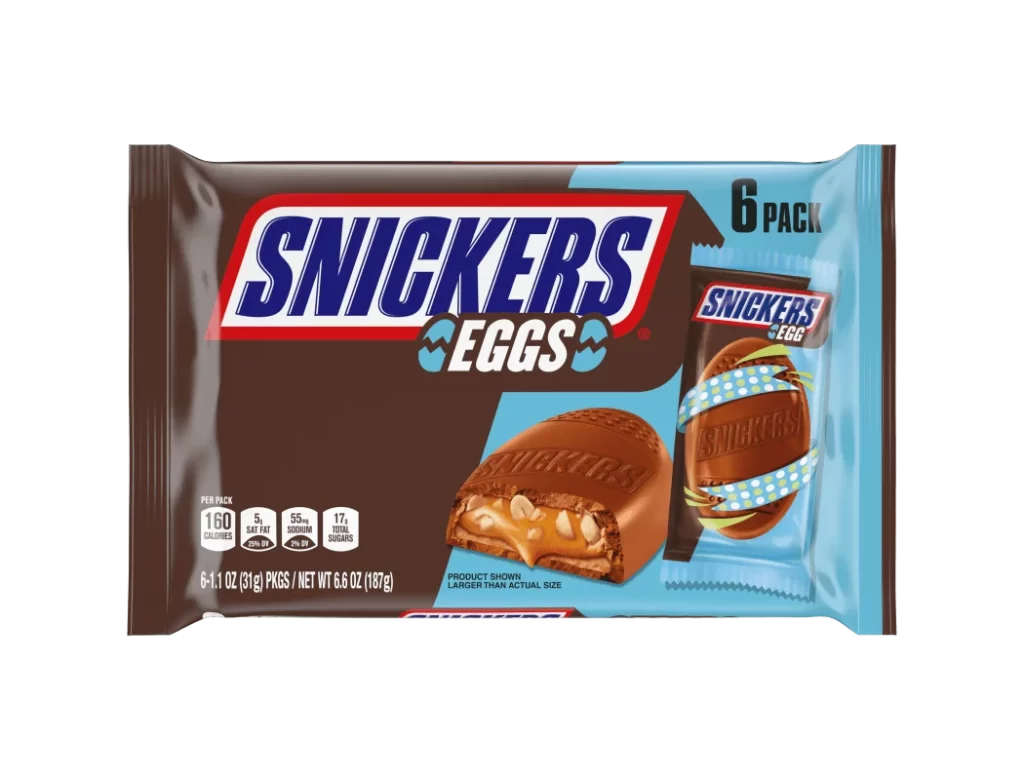 Snickers Eggs Seasonal Candy Packaging