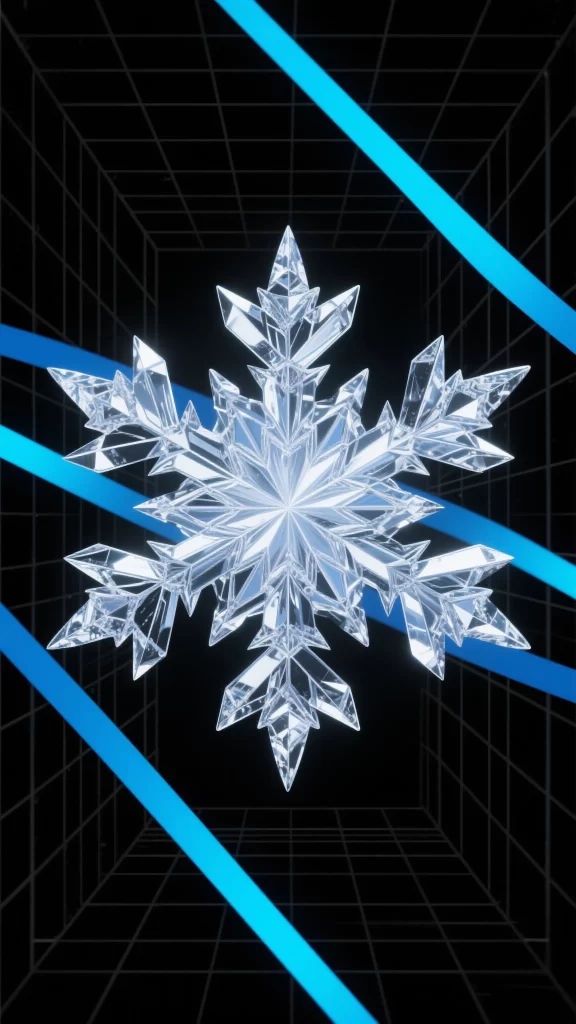 Snow 3D Background