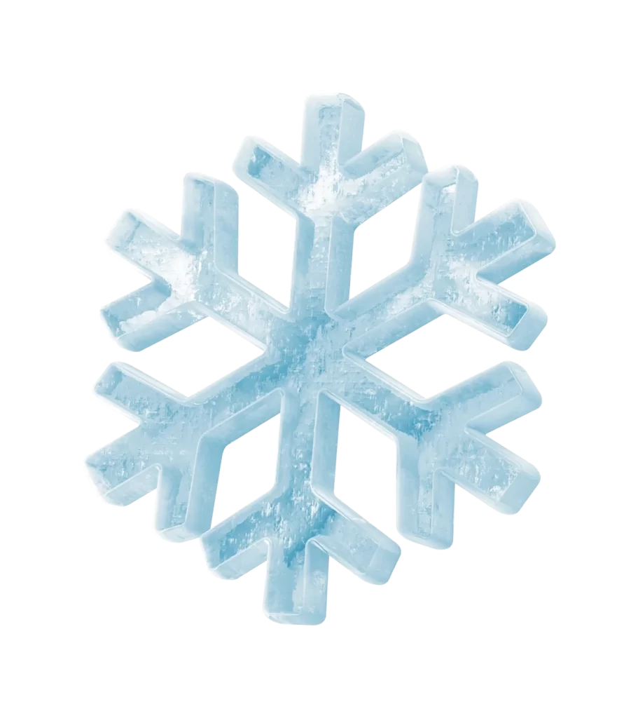 White Snow 3D Background
