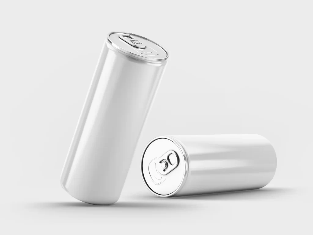 Soda Can Mockup Two Cans
