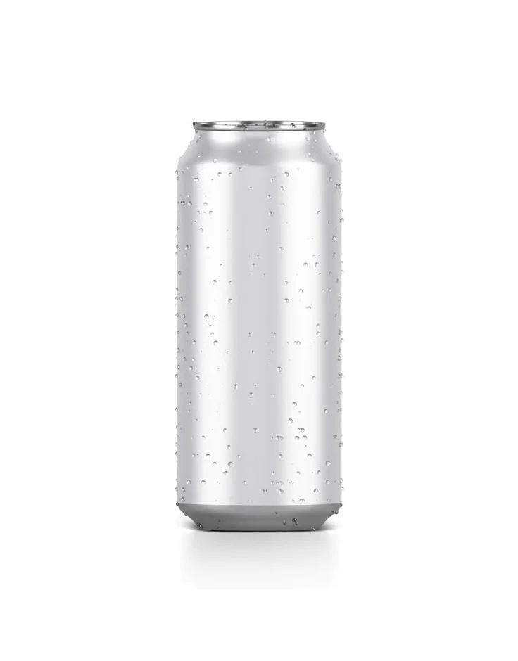 Soda Can Mockup Water Drops