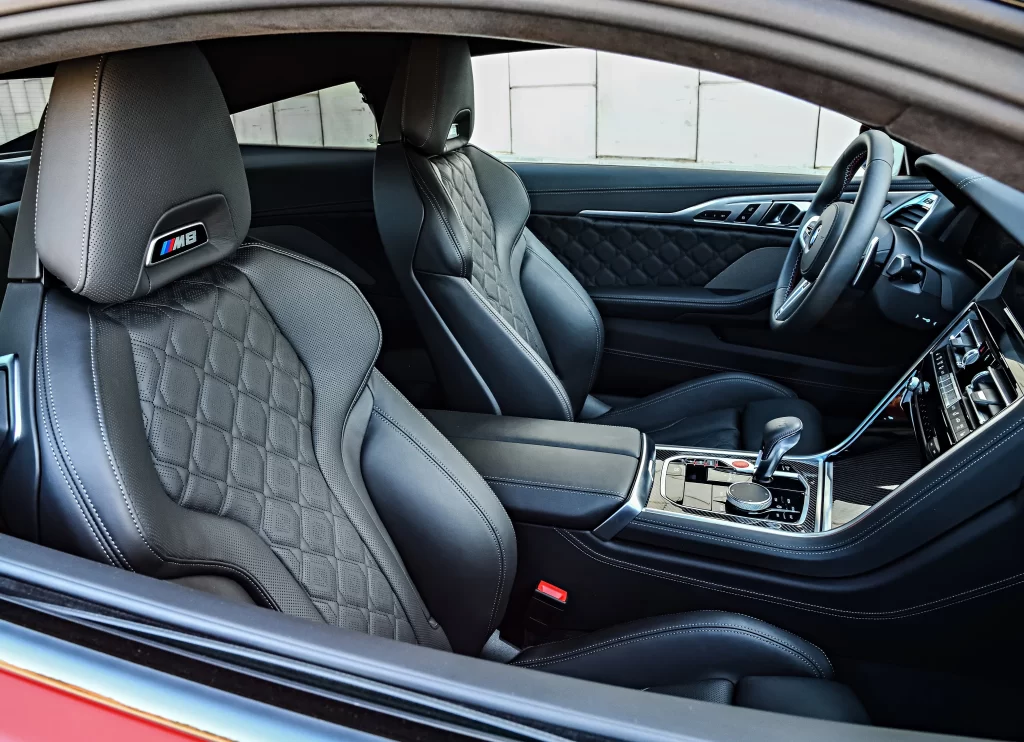 BMW M Coupe Interior Yellow Stitching