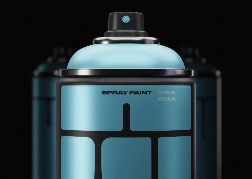 Spray Paint Can View