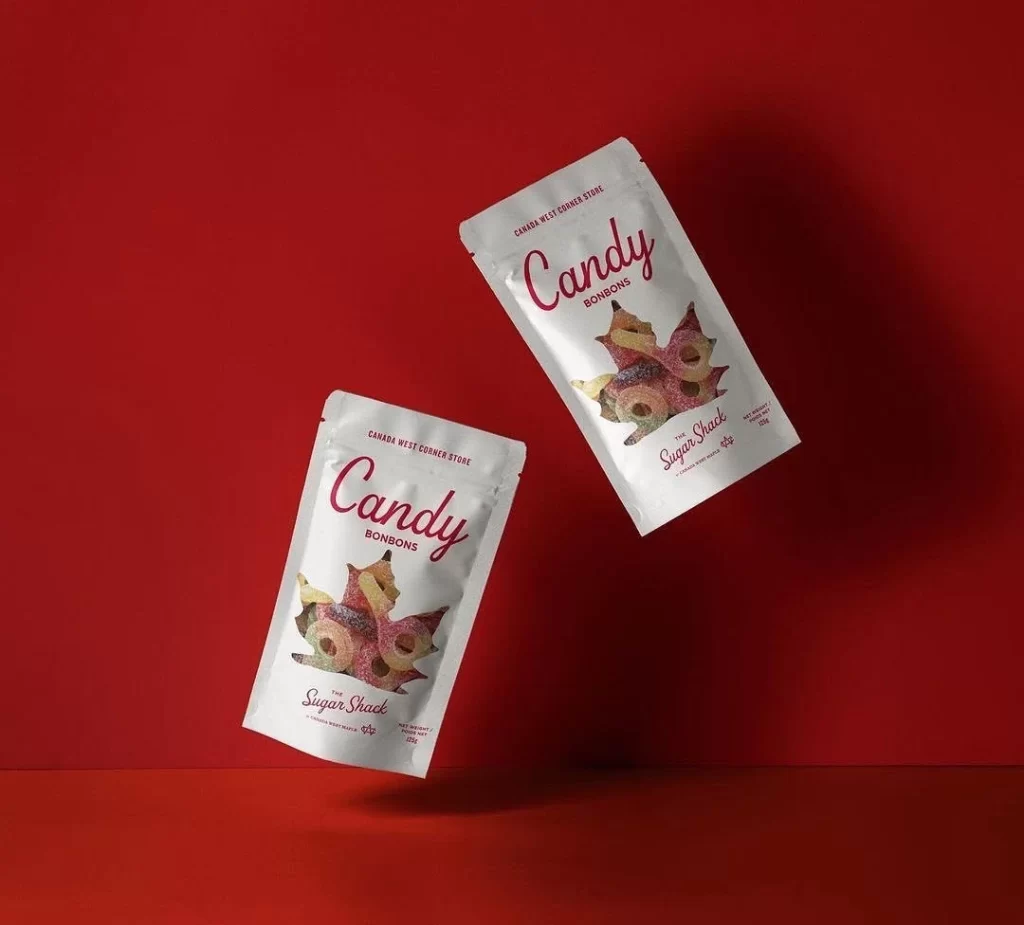 Canada West Candy Bonbons Packets