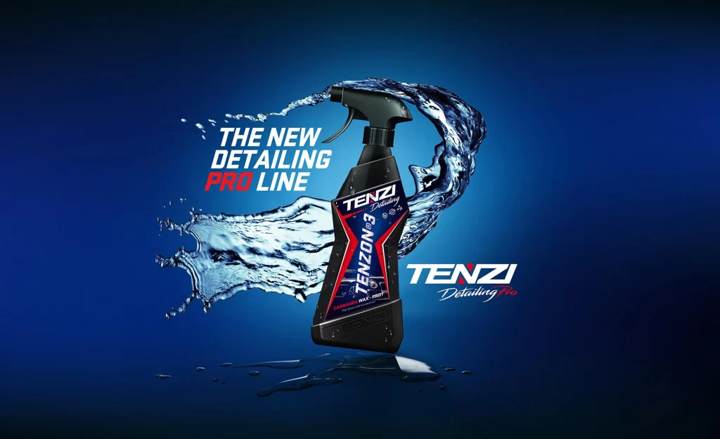 TENZI Detailing Pro Line Car Care Bottles Packaging