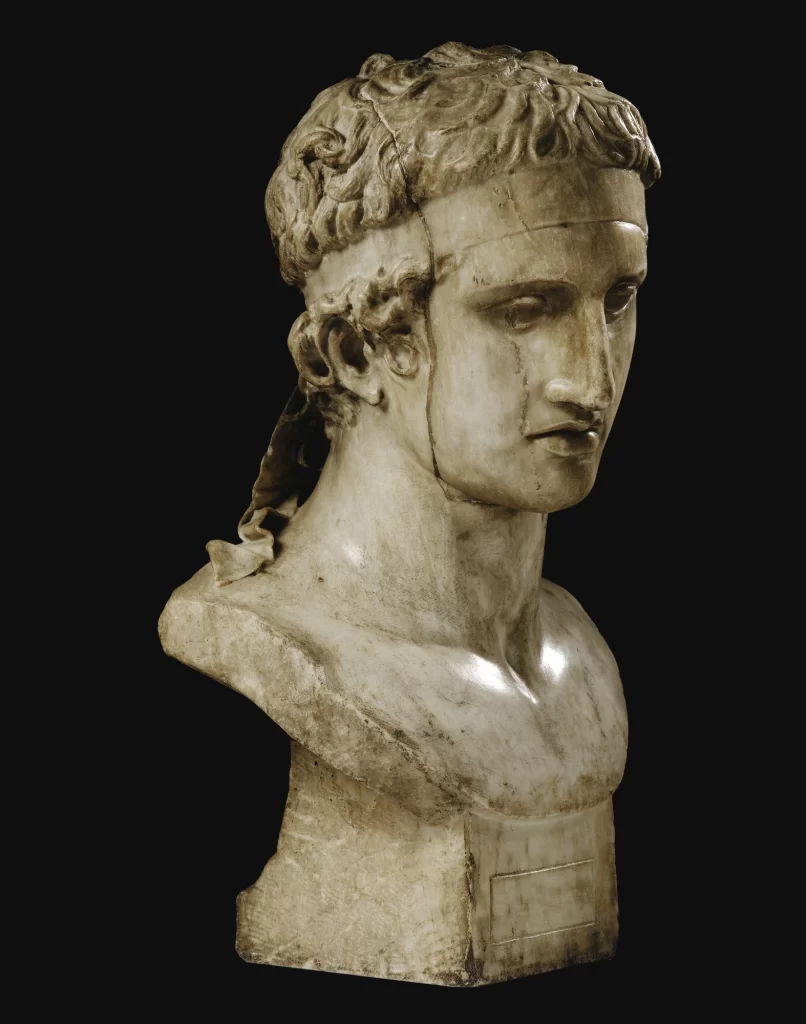 Beige Marble Bust