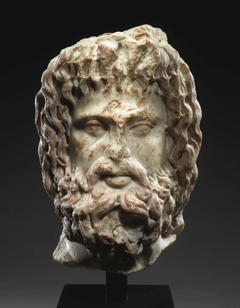 Cream Marble Bust