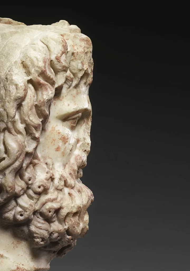Cream Marble Sculpture