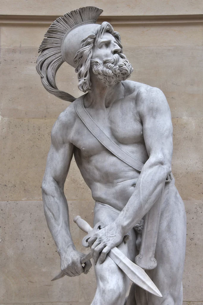 Gray Marble Sculpture