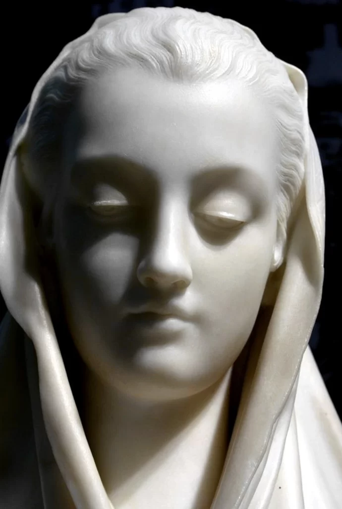 White Marble Statue