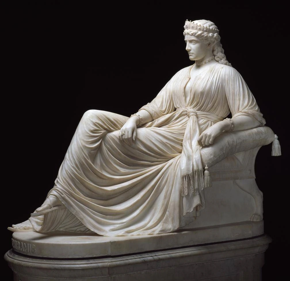 White Marble Statue