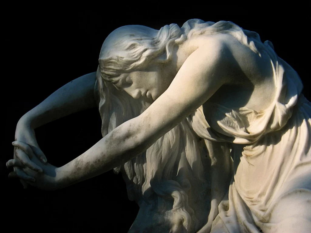 White Marble Statue