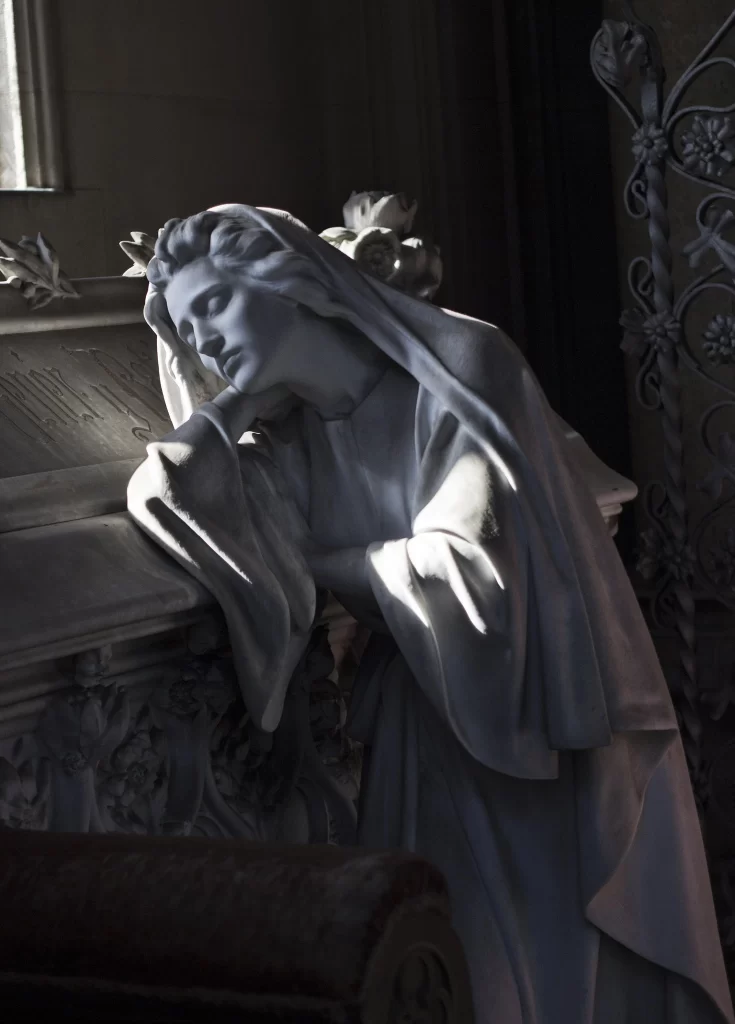 White Marble Statue