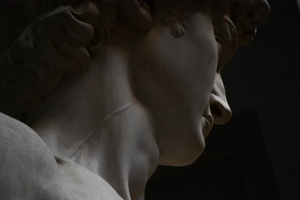 White Marble Statue