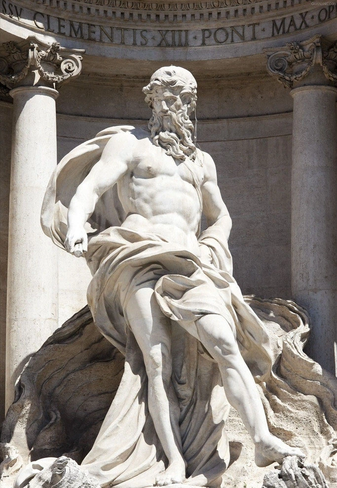 White Marble Statue