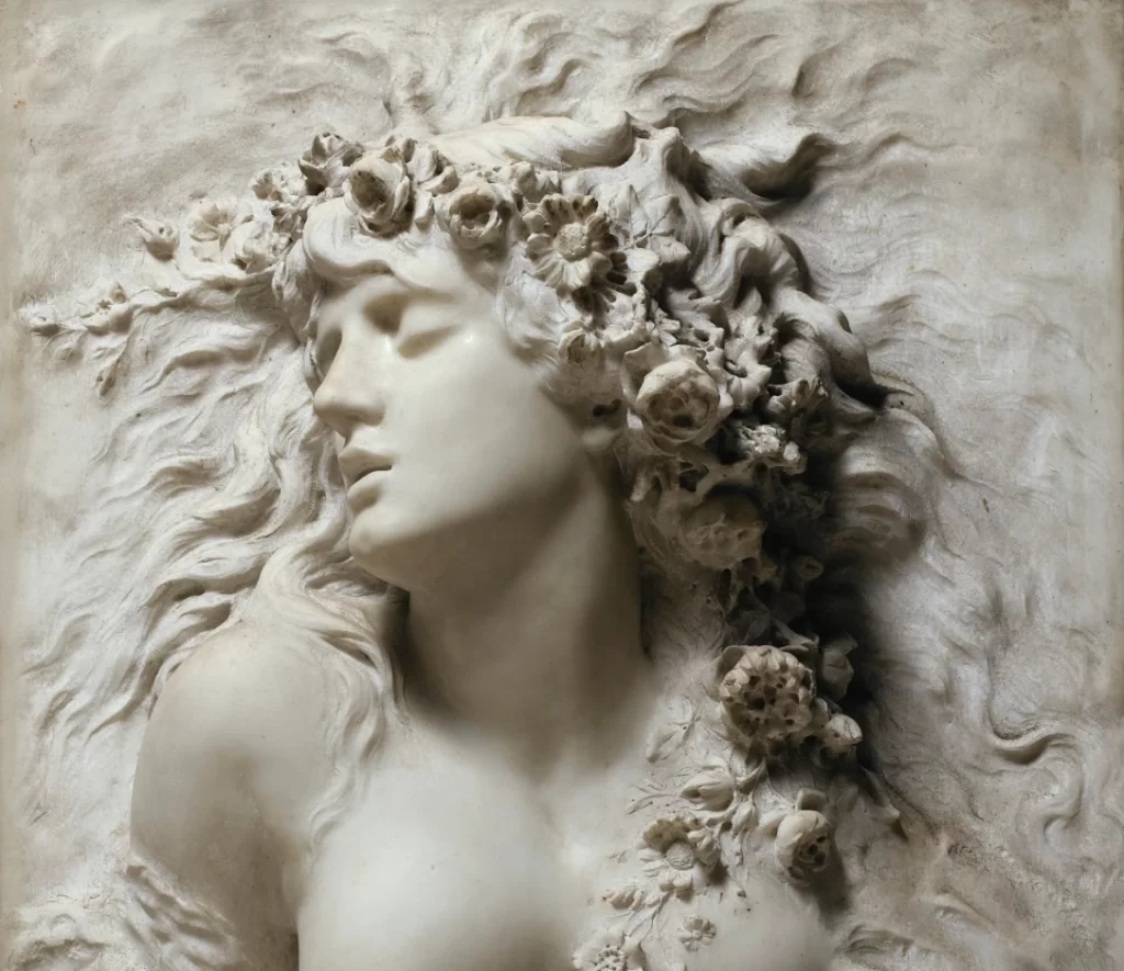 White Marble Bust