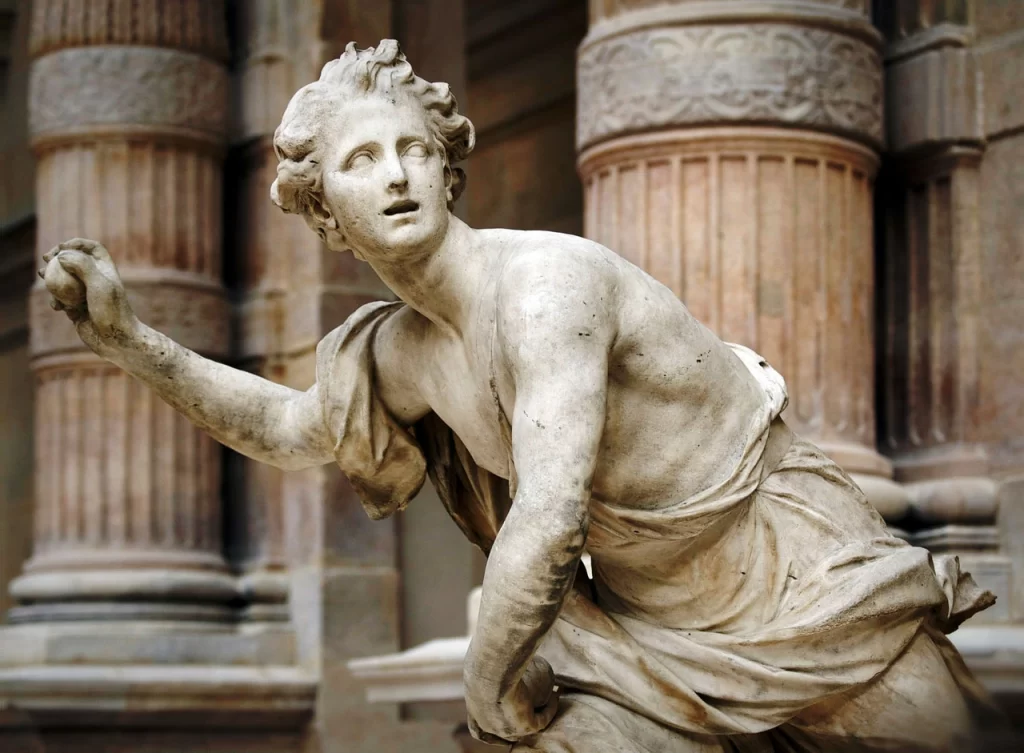White Marble Statue