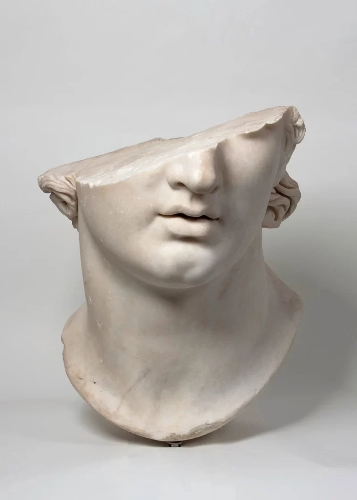 White Marble Bust