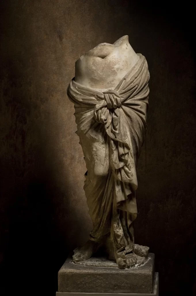 Beige Marble Statue