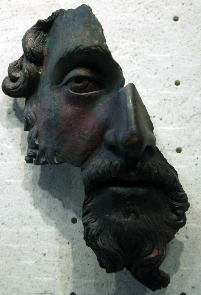 Dark Metal Antique Sculpture