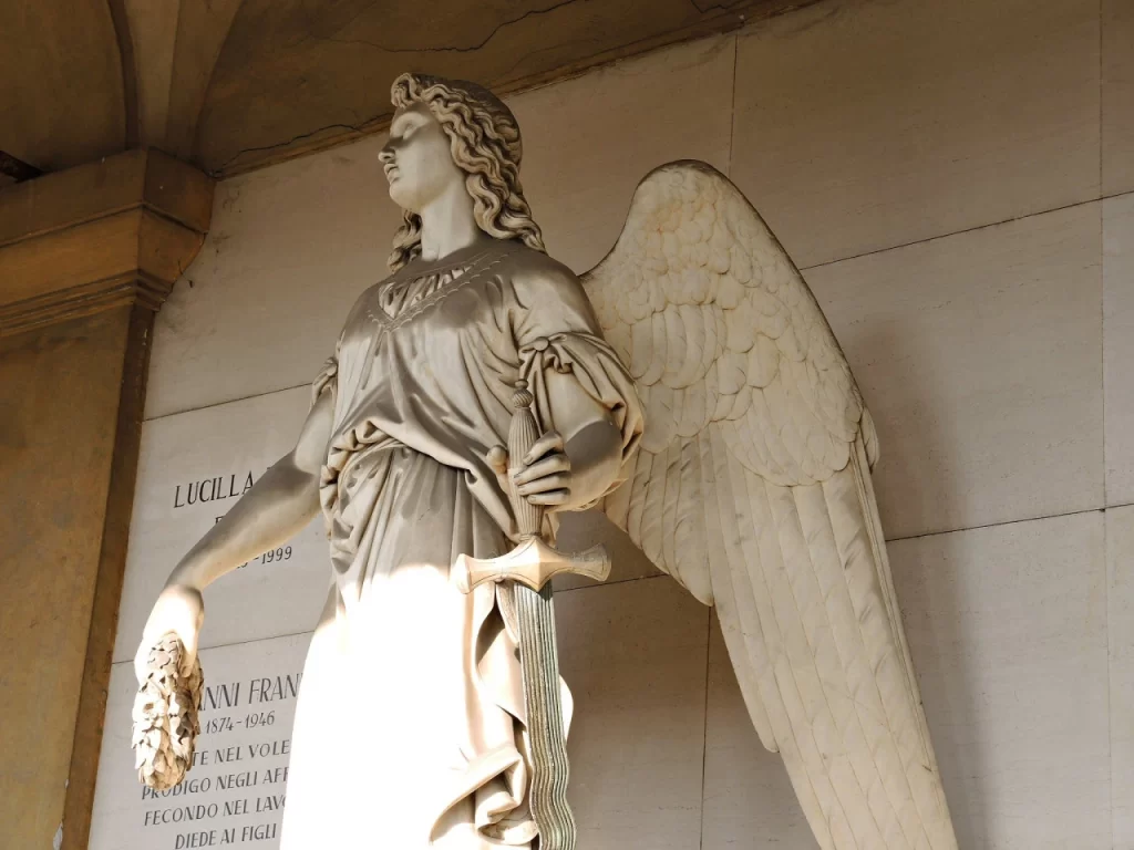 Beige Marble Statue