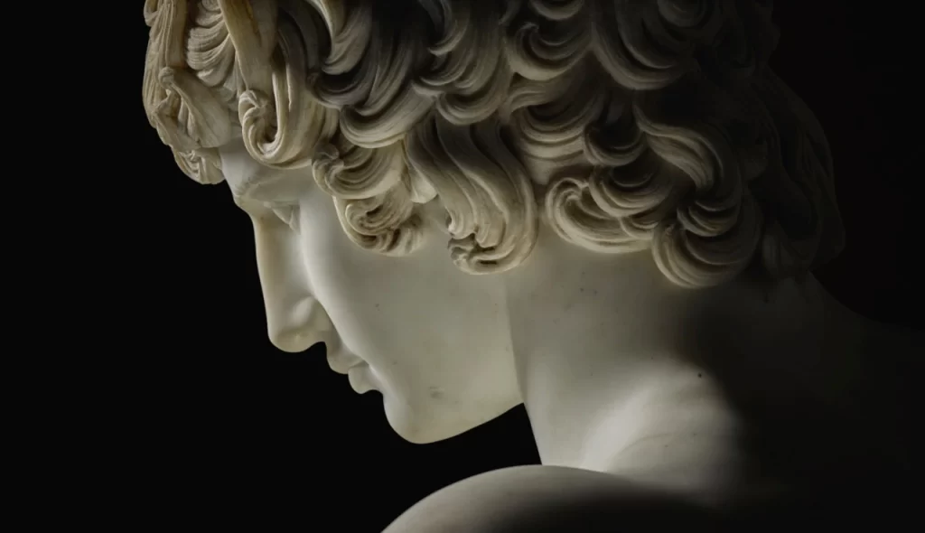 White Marble Statue