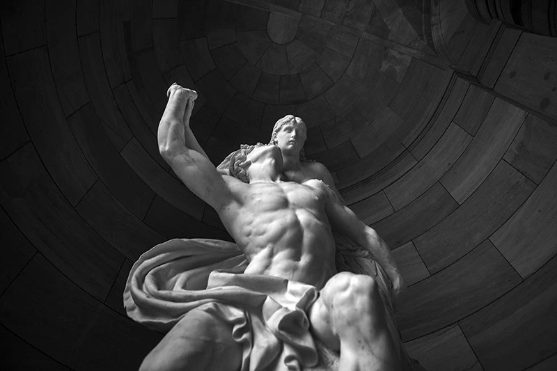 White Marble Statue