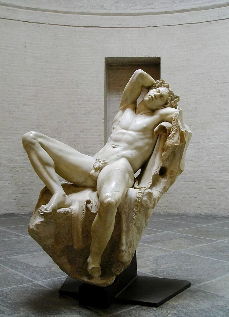 White Marble Statue