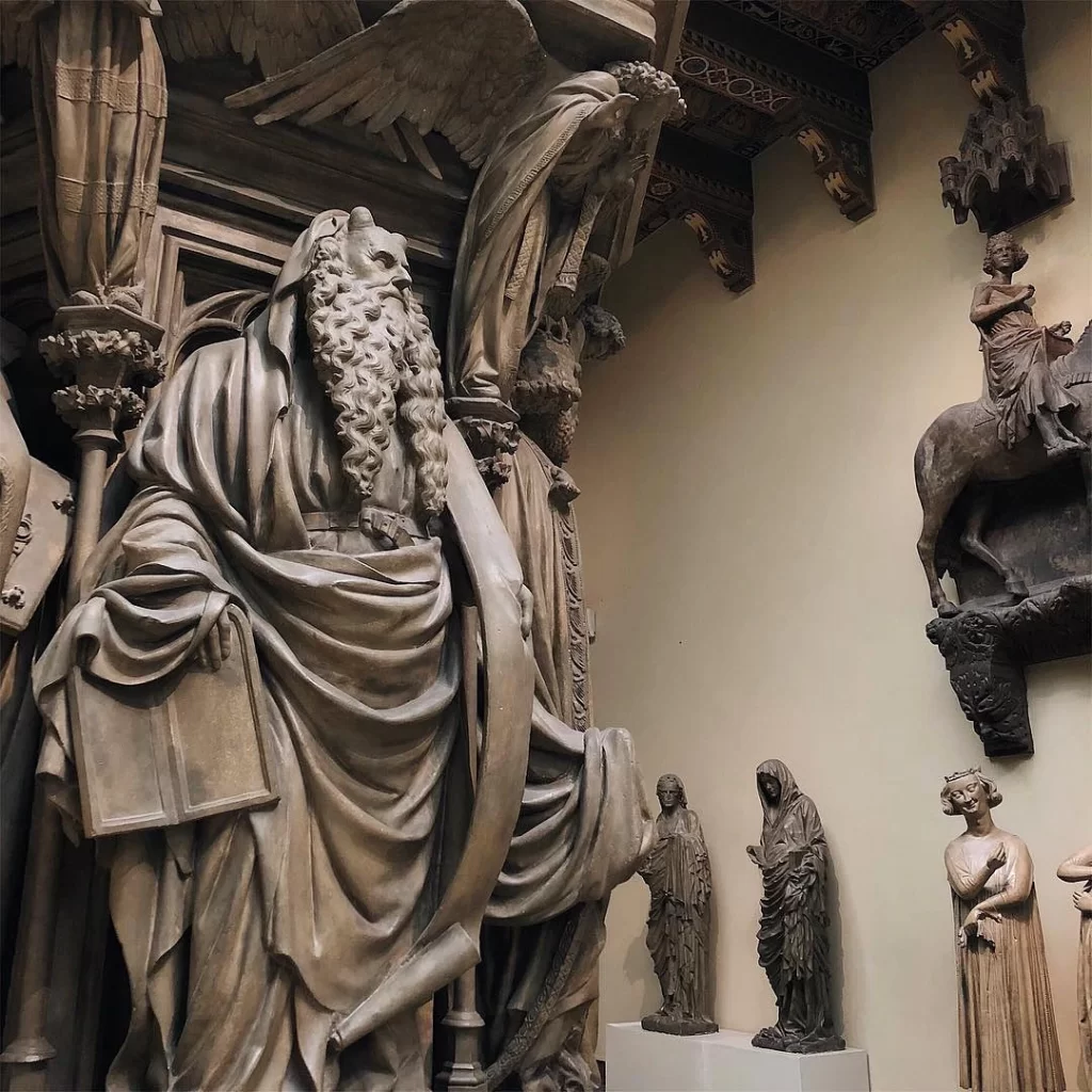 Gray Marble Sculpture
