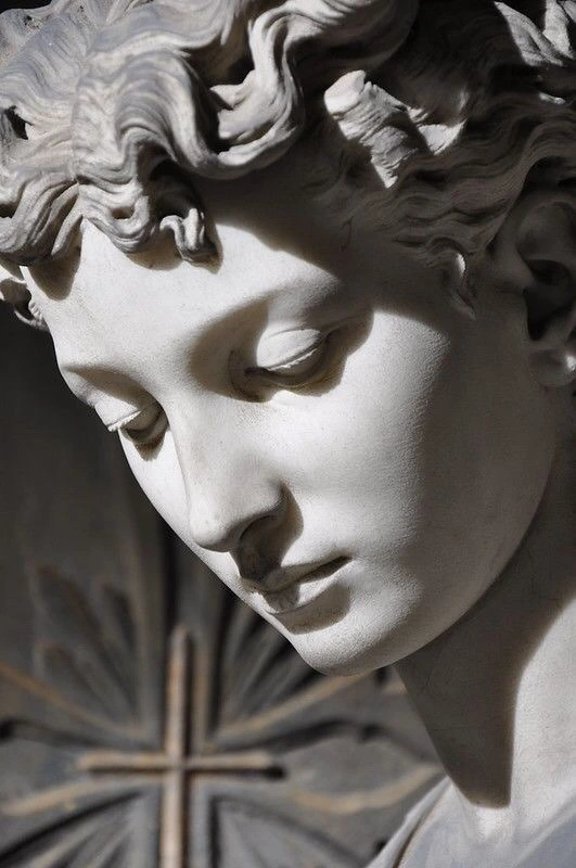 White Marble Statue
