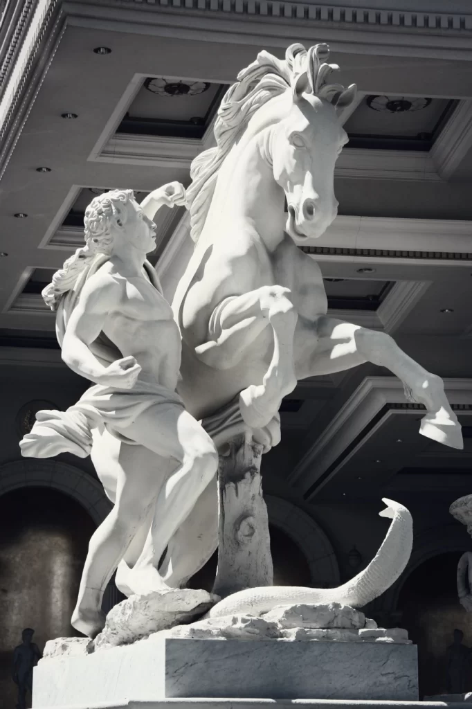 White Marble Statue