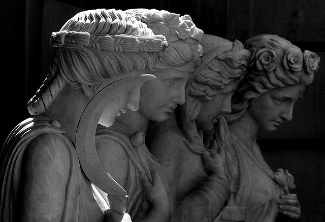 White Marble Sculpture