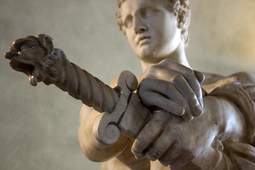 Beige Marble Statue
