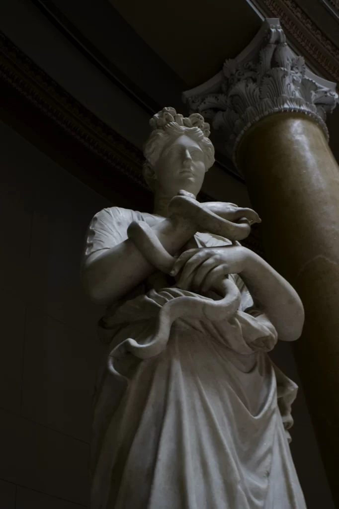 White Marble Statue